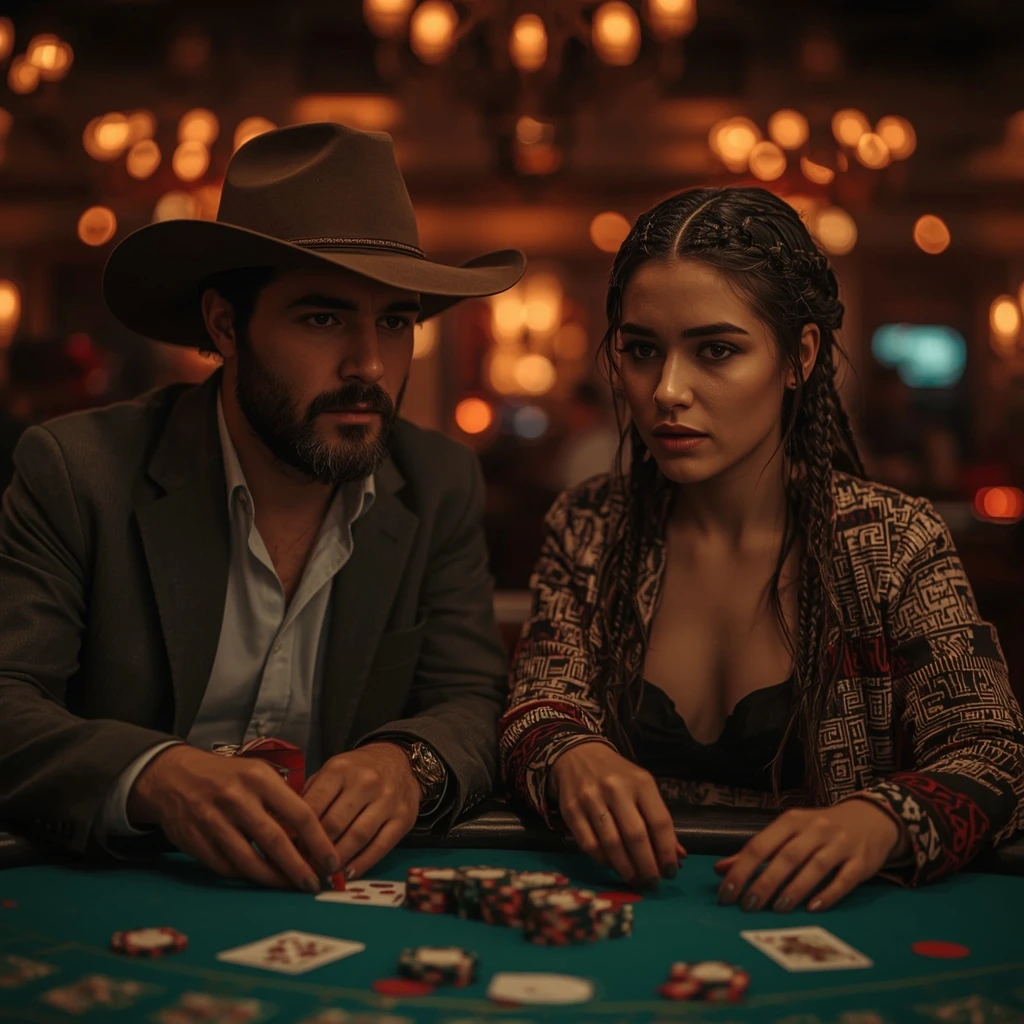 photo of two poker players RAJABETS CASINO